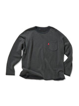 Reversible Blurred Logo Knit