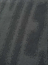 Reversible Blurred Logo Knit