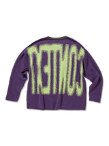 Reversible Blurred Logo Knit