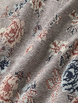 Gobelin Floral Hooded Knit Blouson