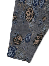 Gobelin Floral Hooded Knit Blouson