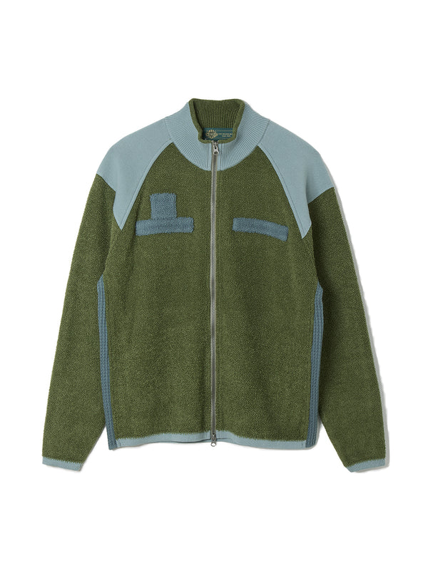 【PRE ORDER】Knitted Military Training Pile Blouson