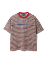 Tricolor Mesh Knit T 