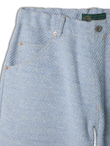 Knitted Denim Shorts