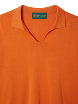 Sea Island cotton V skipper [Orange] 