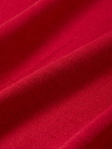 Sea Island cotton V skipper [Red] 