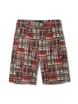 Knitted Patchwork Shorts