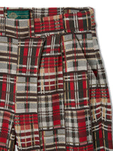 Knitted Patchwork Shorts