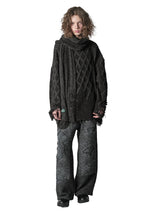 Destroyed Aran Sweater