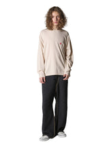 Cotton Cashmere Long Sleeve T-shirt