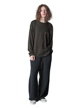Cotton Cashmere Long Sleeve T-shirt