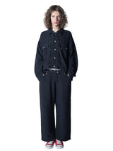 Rigid Denim Knit Jacket