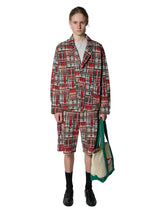 Knitted Patchwork Shorts