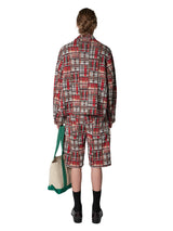 Knitted Patchwork Shorts