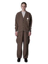 Basket Stitch Flower Cardigan