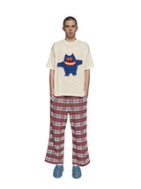 Laundry Check Bag Style Knit Pants