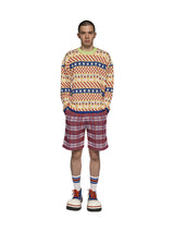 Clown Circus Border Long Sleeve Knit-T 