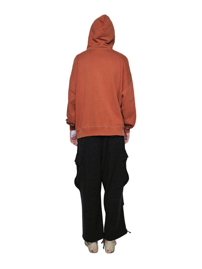 Color Blocked Cashmere Hoodie 