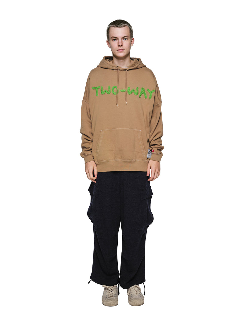Color Blocked Cashmere Hoodie 