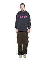 Color Blocked Cashmere Hoodie 