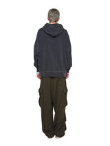 Color Blocked Cashmere Hoodie 