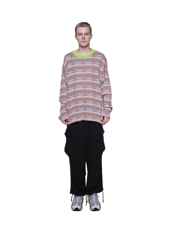 Circuit Border Knit T-shirts