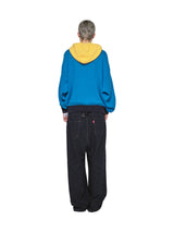 Color Blocked Cashmere Hoodie