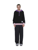 Color Blocked Cashmere Hoodie