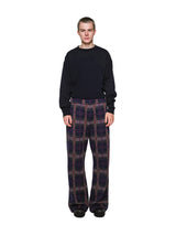 Knitted Check Pants