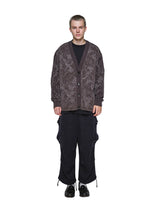 Velvet Curtain Knit Cardigan