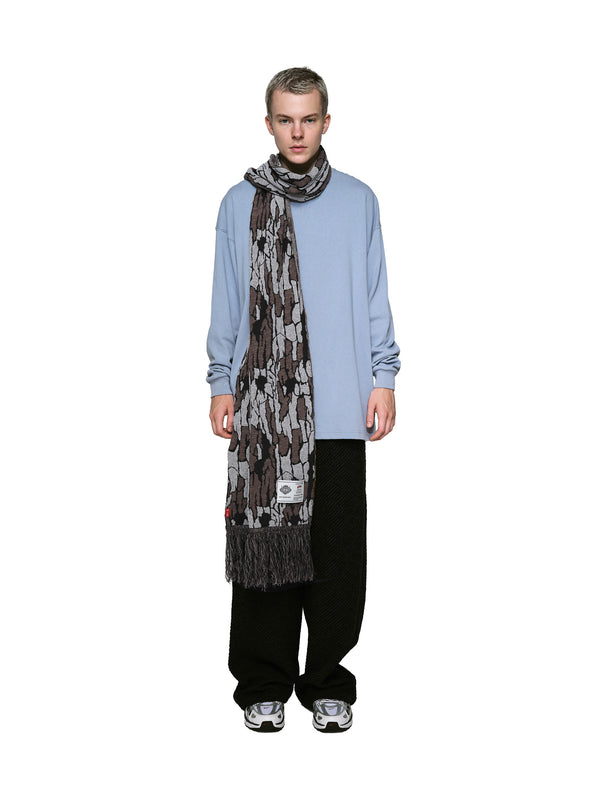 Trebark Camo knit Scarf