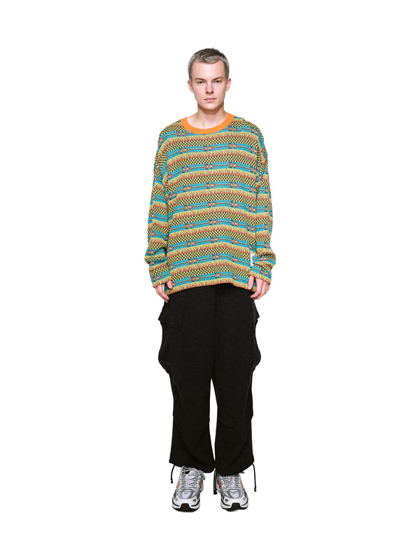 Circuit Border Knit T-shirts