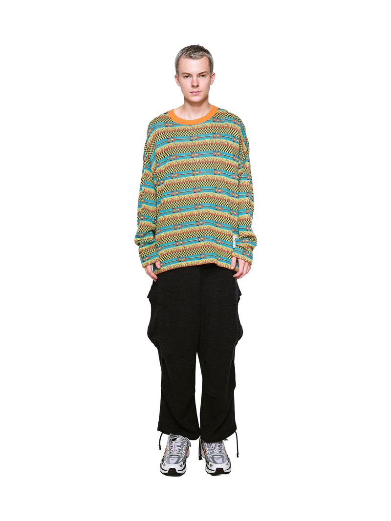 Circuit Border Knit T-shirts